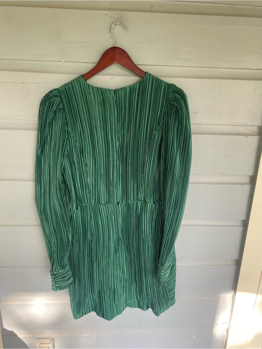 Jewel Badgley Mishka Brook High Neck Puff Long Sleeve Mini Dress Sz 14 - Picture 3 of 4